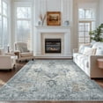 thumbnail image 2 of KUETH 3'x5' Area Rugs, Ultra Thin Non Slip Rug, Indoor Machine Washable Rugs for Living Room, Bedroom, 2 of 7