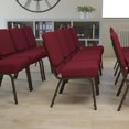 thumbnail image 2 of Bowery Hill Church Stacking Chair in Gold and Burgundy, 2 of 9