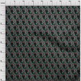 thumbnail image 3 of oneOone Cotton Flex Fabric Spiral & Floral Block Print Fabric BTY 40 Inch Wide, 3 of 4