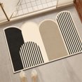 thumbnail image 4 of Meitianfacai Door Mat Indoor Entryway Rug Dirt Trapper Door Mats Non Slip Machine Washable Rubber Absorbent Door Mats Great For Entryway Garden Hallway, Black, 4 of 6