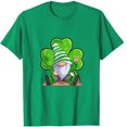 thumbnail image 3 of QIPOPIQ T-Shirts à Manches Courtes pour Femmes à Col Rond T-Shirts de la Saint-Patrick Tunique à Col Rond Shamrock T-Shirt Vert T-Shirts de la Saint-Patrick T-Shirts Élastiques Confortables Unis T-Shirts de Fête T-Shirts Graphiques Aubaines, 3 of 3