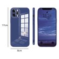 thumbnail image 3 of ziyahi Glass Back Phone Covers with Solid Color Full Rugged Bumper Anti-Slip Design for Iphone 7P/8P/7/8/XS Max/XR/X/XS, 3 of 3