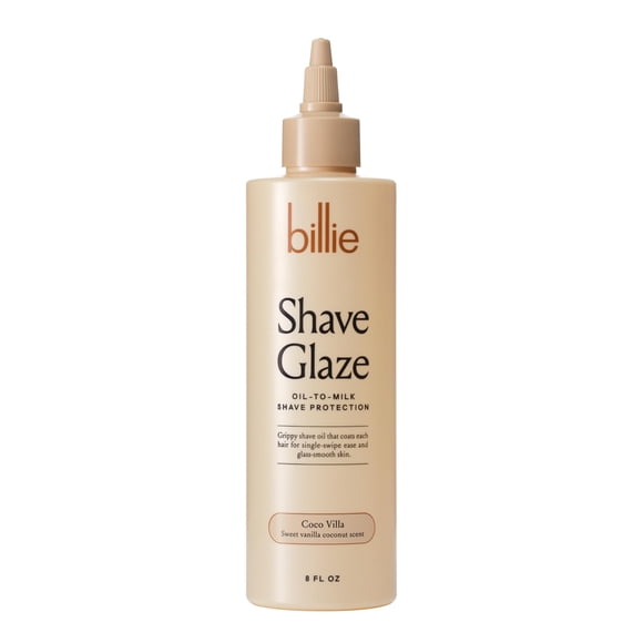 Billie Shave Glaze Shaving Oil Coco Villa Scent, 8 oz