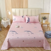 TopLLC Sheets Bedding Sets - All Seasons Bedding Sheets Easy-care Breathable Soft Sheets Lifelike And Interesting Patterns bed sheet
