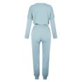 thumbnail image 5 of FAIWAD Ensemble 2 Pcs pour Femme Chandail à Manches Longues à Col Rond et Pantalon de Jogging Long Survêtement Décontracté, 5 of 5