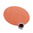 thumbnail image 2 of tredstone Oval PVC Placemat Non-Slip Plastic Table Mat Water-proof Plate Dish Pads Coaster Kitchen Bar Accessories, 2 of 6