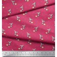 thumbnail image 3 of Soimoi Moss Georgette Fabric Footprint,Cheese & Rat Kids Print Sewing Fabric Yard 42 Inch Wide, 3 of 3