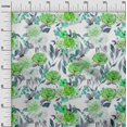 thumbnail image 2 of oneOone Cotton Poplin Green Fabric Florals Sewing Craft Projects Fabric Prints By Yard 56 Inch Wide, 2 of 4