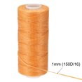 thumbnail image 4 of Unique Bargains Fil Ciré en Polyester Orange, 55 Yards 150D/1mm, 4 of 6
