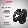 thumbnail image 2 of HolaHatha Weighted Vest for Running with Reflective Stripes and Elastic Straps, 2 of 12