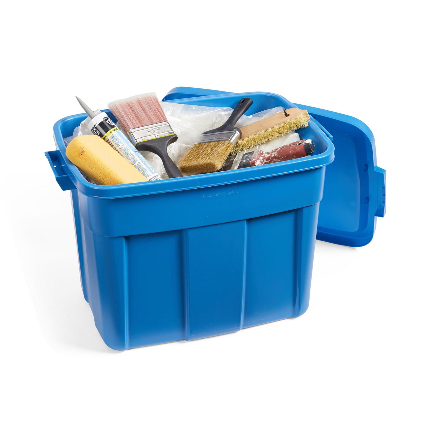 Rubbermaid 68.1 L (18 gal.) Roughneck® Tote- Blue - Walmart.ca