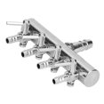 thumbnail image 4 of Aquarium Splitter Valve, Fish  Splitter Air  Oxygen Pipe Stainless Steel  for Fish  4 Heads, 4 of 8