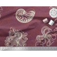 thumbnail image 3 of Soimoi Cotton Poplin Fabric Animal Skin,Shell & Octopus Ocean Print Fabric by Yard 56 Inch Wide, 3 of 3