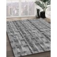 thumbnail image 3 of Ahgly Company Tapis Rectangulaire Lavable en Machine Intérieur Transitionnel Gris Foncé, 2 Pieds x 4 Pieds, 3 of 7
