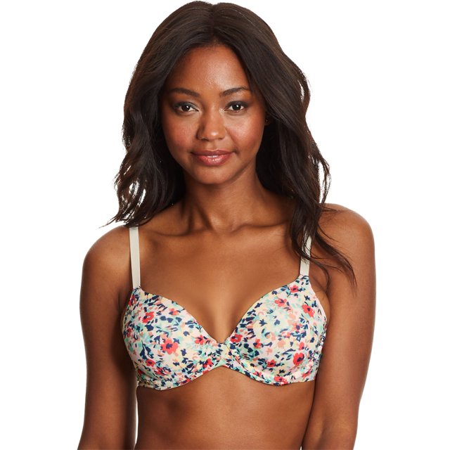 Maidenform Womens One Fabulous Fit 2.0 Tailored Demi Underwire Bra, 34B