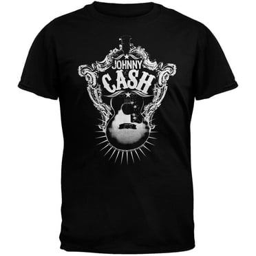 Johnny Cash - T-Shirt Doux Guitar Target