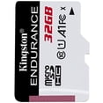 thumbnail image 3 of Kingston 32GB High Endurance MicroSD SDHC Flash Memory Card High Performance, 1080P, Full HD, Up to 95MB/S Read (SDCE/32GBCR), 3 of 5