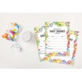thumbnail image 4 of Inkdotpot 30 Fill In StyleBaby Shower Invitation Cards Dinosaur Jungle Animals Blank Invites, 4 of 7