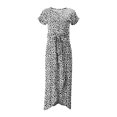 thumbnail image 3 of CEHVOM Fashion Women Leopard Printing Irregular Midi Dress, 3 of 5