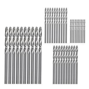 Drill Bit Set for Home Improvement - 40Pcs High Speed Steel Coated Drill Bits 1mm 15mm 2mm 25mm 3mm Precision Tools for Power Drills 40PCS