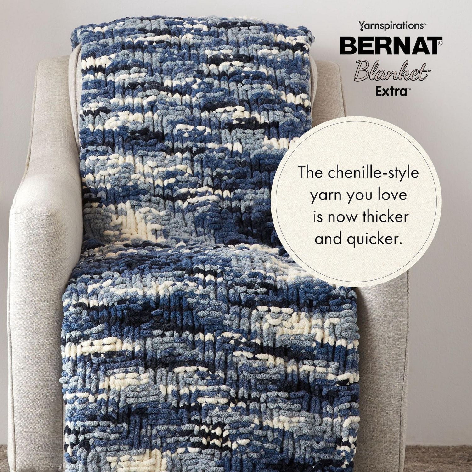 "Bernat® Fil Couverture Extra™, Polyester #7 Jumbo, 10,5oz/300g, 97 Yards"