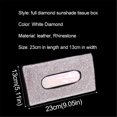 thumbnail image 5 of Sun Visor for Car Car Sun Visor Tissue Box Crystal Shiny Napkins Car Tissue Box, 5 of 5