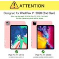 thumbnail image 2 of Case For Ipad Pro 11 2020 (2nd Generation), Ultra-Thin Soft Tpu Back Cover With Pencil Holder, Auto Sleep / Wake Up, For Ipad Pro 11 Inch 2020, Rose Gold, 2 of 7