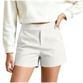 thumbnail image 4 of YanHoo Shorts de Golf pour Femmes Taille Haute Extensibles Shorts Courts Décontractés de Travail Plein Air Randonnée avec Poches, 4 of 8
