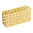 thumbnail image 1 of Aluminum Tube Rack  Test Tube Rack  Test Tube Holder  Test Tube Stand  Aluminum Test Tube Holder Golden Aluminum Test Tube Rack Holder Stand 8x12.3x18x30mm Hole Diameter For, 1 of 8