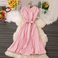 thumbnail image 1 of Robes d'Été Grande Taille pour Femmes 2024 Jupe Mi-Longue Robe à Manches Courtes avec Pois Robe Plissée Économisez jusqu'à 65 % de Rabais!, 1 of 3