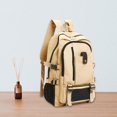 thumbnail image 4 of Computer Bag Daypack Gifts Travel Backpacking Tote Storage 15 Inch Notebook Laptop Backpack Light Khaki, 4 of 9