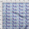 thumbnail image 3 of oneOone Cotton Flex Blue2 Fabric Abstract Zigzag Sewing Craft Projects Fabric Prints By Yard 40 Inch Wide, 3 of 4