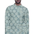 thumbnail image 4 of Atasi Kurta à Manches Longues Imprimé, Boutonné, Asymétrique, Kurta de Designer pour Garçons, 4 of 5