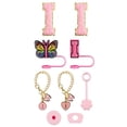 thumbnail image 1 of Hbdhejl Trendy Drinkware Accessory Set Embroidery Patch Straw Covers Charm Necklace Chain Leak Guard Accessories For Cups Complete Decorative Upgrade Kit, 1 of 3