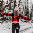 thumbnail image 3 of Fleece Neck Warmer Unisex Solid Color Neck Warmer Fleece Knitted Scarves Warmer Fashion Scarf, 3 of 3