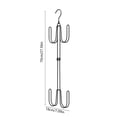 thumbnail image 3 of YIMWNYI Hat Hangers For Closet, Baseball Cap Organizer Rack, Hat Racks for Hanging Clothes, Efficient Storage Solution, Foldable and Rotatable Design, Perfect for Caps, Vests, Scarves, Ties, and Bags, 3 of 7