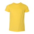 thumbnail image 1 of American Apparel Youth Fine Jersey Tee, 12, Lemon, 1 of 2