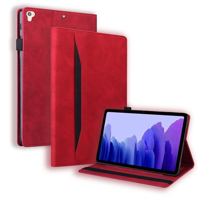 For iPad 9th 10th 8th 6th Generation Case Luxury Leather Wallet Tablet For iPad 9.7 10.2 Case For iPad 10 9 8 7 6 Mini 6 5 Air 2 red For iPad 5 iPad 6