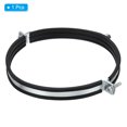 thumbnail image 3 of Unique Bargains Split Ring Pipe Hanger, 8'(200mm) Zinc Plated Iron Wall Ceiling Mount Pipe Bracket Support Clamp, 3 of 6