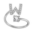 thumbnail image 1 of RXIRUCGD Rings Exquisite Fashion 26 English Alphabet Style Ring Letter Fashion Copper Ring, 1 of 1