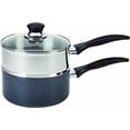 thumbnail image 1 of T-fal Specialty Stainless Steel Double Boiler Cookware, 3-Quart with Phenolic Handle, Silver, 1 of 3