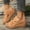 Brown, variant on Gspmoly Women Slides, Women's Fashion Casual Summer New Solid Color Fish Mouth Roman Thick Bottom Wedge Heels Shower Slides Brown 40