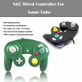 thumbnail image 2 of Manettes Filaires Gamecube pour Console Nintendo Wii Game Cube Switch 2 Pcs, 2 of 4
