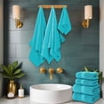 thumbnail image 1 of Dvkptbk Cotton Plain Gift Set Towel Multicolor Soft Absorbent Household Bath Towel Towel, 1 of 6