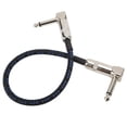 thumbnail image 1 of 11.8in Instrument Instrument Cable Guitar Cable Cable Weave Copper Pedal Cable Patch Leads with  Manufacturing Quality and Ultra Low Capacitance, 1 of 7