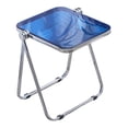 thumbnail image 2 of Abbracc TV Tray Table Folding TV Tray Table Small Dining Chair Space Saving Coffee Table blue, 2 of 9