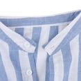 thumbnail image 4 of CEHVOM Chemise Décontractée à Rayures pour Hommes, 4 of 8