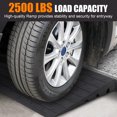 thumbnail image 4 of Heavy Duty Rubber Threshold Ramp – 3" Rise, Non-Slip, 2500 lbs Capacity, 3 Cable Channels, Portable Wheelchair & Curb Ramp for Doorways, Stairs, Home, 4 of 6