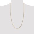 thumbnail image 2 of Diamond2Deal Collier Chaîne Corde Régulière en Or Jaune 14K 1.5 mm pour Femmes 28 Pouces, 2 of 7