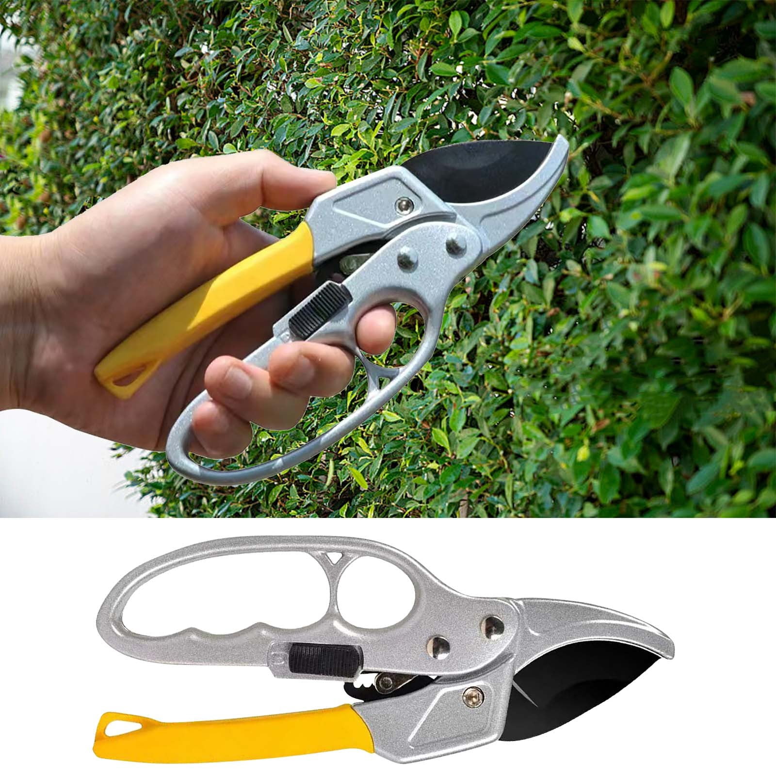 Yannianjz Pruning Shears for Gardeners, Alloy Steel Branch Cutter, Heavy Duty Gardening Shears for Trees, Shrubs, Vines, Fruit Plants